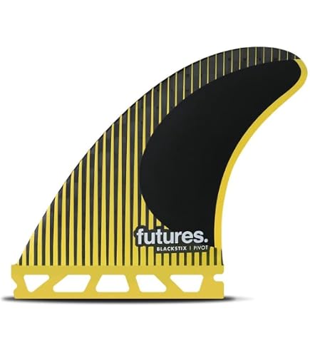 Amazon.com : Large Vector 3/2 Blackstix+ Thruster Fins by Futures